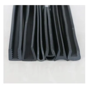 Custom Silicone Rubber Foam U-shaped Silicone Edge Trim Extruded Sponge Gasket Sealing Car Door Rubber Seal Strip with Cutting