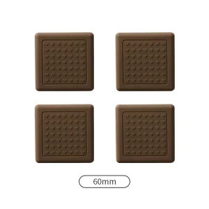 Custom Silicone Rubber Foot Pads Adhesive Anti-Slip Protective Furniture Pads for Stool and Table Legs