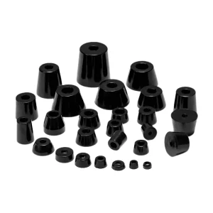 Custom Silicone Rubber Foot Pads for Furniture and Metal Chair Legs
