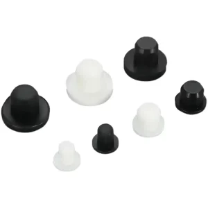 Custom Silicone Rubber Plug Screw Hole Sealing High Temperature Resistant Cone Stopper with Cutting Service