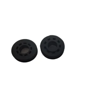 Custom Silicone Rubber Stopper Parts OEM ODM Manufacturer Silicone Products Cutting for Industrial Use Black Color