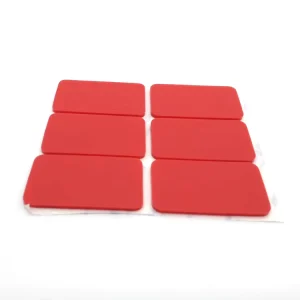 Custom Size Anti-Slip Adhesive Silicone Rubber Feet Pad Mat