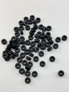 Custom Size Black EPDM Rubber Stopper Oil Resistant Vibration Damping Cable Seal for Machinery HVAC Appliance Wiring Made China