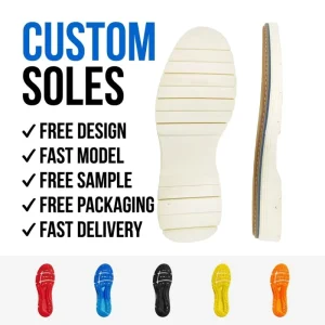 Custom Size Color TPR High Edge Outsoles Anti slip Injection Molded Wear resistant Shoe Soles