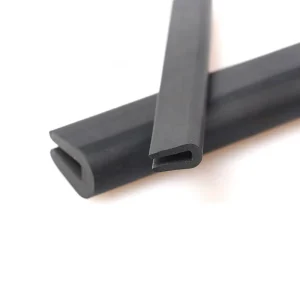 Custom-Size Glass Door Bottom Windproof Rubber Seal Strip