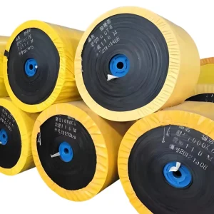 Custom-Size Heavy-Duty Flat Rubber Conveyor Belt for Aggregate, Mining, and Construction