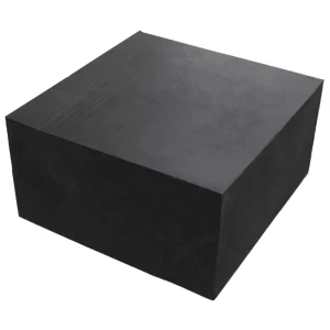 Custom Size Solid Heavy Duty Rubber Block 10mm to 50mm Thickness