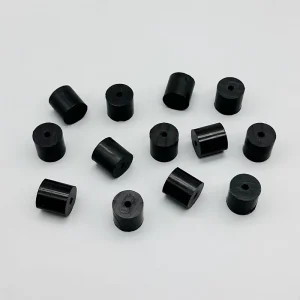 Custom Small Cylindrical Black Rubber Plugs Solid Sealing Stoppers NBR EPDM Rubber Caps for Industrial Hole Protection