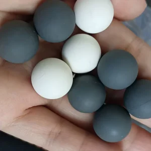 Custom Soft Diameter 25 30 35 40 50mm Rubber Bouncing Ball Vibration Screen Damping High Elastic NR Rubber Ball