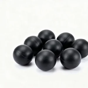 Custom Solid Colorful & Black NBR EPDM Silicone Neoprene Balls for Vibrating Screen with Cutting Service