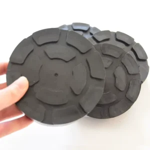 Custom Solid Rubber Auto Lift Pad Round Rectangle Auto Car Truck Jack Stand Foot Block