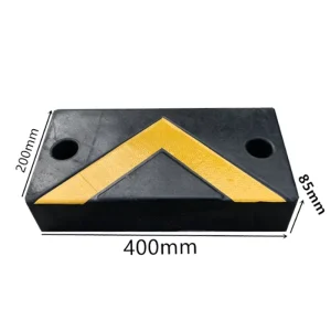 Custom Solid Truck Dock Fender Block Rubber Black Bumper Pad Block with Anti Collision Feature Unloading Stop and a Stern Buffer