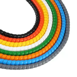 Custom Spiral Cable Sheath PP Rubber PVC Protection Tube for Industrial Wire and Cable Edge Protection