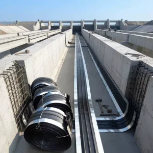Custom Steel Edge Natural Rubber Waterstop Embedded Waterproof Strip for Tunnel Joint Anti Leak Durable Long Lasting Seal