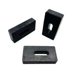 Custom Types Anti Vibration Rubber Silence Damping Block Neoprene Rubber Bearings Shock Absorbing Rubber Buffering Blocks