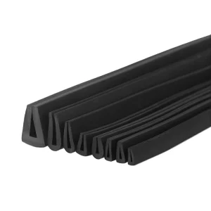 Custom U-Shaped EPDM Rubber Weatherstrip Edge Trim Seal for Glass and Metal