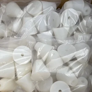 Custom Various Types of High Heat Resistant Small Rubber Stopper Rubber Cone Plug Silicon Rubber Stopper