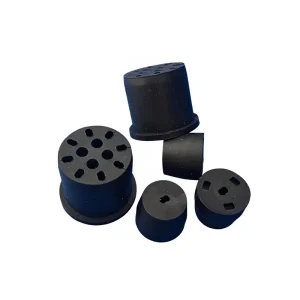 Custom Waterproof 8 way Wire Seal EPDM Silicone Rubber Plug Durable 30~90 Shore Fiber Optic Multi Cable Sealing Dustproof