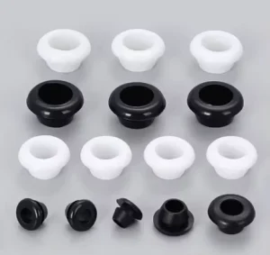 Custom Waterproof Silicone Rubber Grommet Plug Rubber Cable Grommet Protect Cable Round Solid Silicone Plug