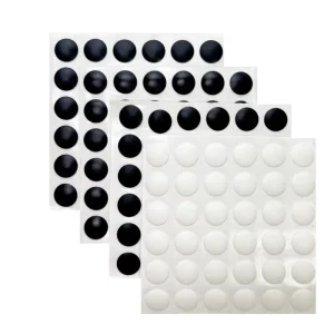 Custom White Black Round Adhesive Anti slip Rubber Silicon Feet Pad Rubber Gasket Rubber Pad