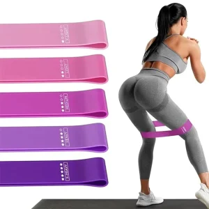 Custom Workout Loop Fitness Resistance Bands Mini Latex Yoga Rubber Exercise Loop Bands TPE Stretch Workout Band Set