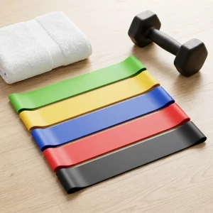 Custom logo Latex Rubber Stretching Gym Workout Fitness Elastic Exercise Fitness Yoga Resistance Band