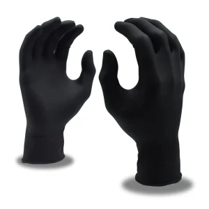 Customised 5 6 8 Mil Black Blue Purple Disposable Medical Exam Food Grade Waterproof Powder Free Nitrile Gloves 100 Pcs