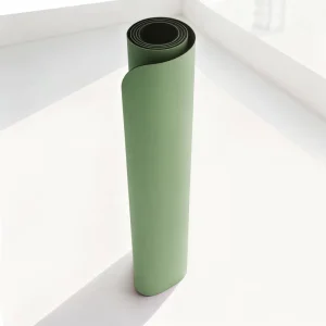 Customised Arched PU+Rubber Yoga Mat Set Non Slip Durable 5mm Thickness Waterproof Eco Friendly Oval Shape Universal
