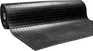 Customizable Anti-Slip PVC-Insulated Wear-Resistant Rubber Carpet, Cut-to-Fit Floor Mats for Office, Warehouse, or Workshop