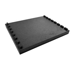Customizable Anti Static SBR Rubber Bumper Floor Mat Non Slip Shock Absorbent Water Resistant for Gym and Fitness