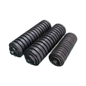 Customizable Diameter Rubber Conveyor Roller for Agricultural and Mining Use