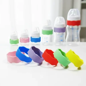 Customizable Eco-Friendly Silicone Baby Name Band Personalized Rubber Daycare Sippy Cup Bottle Label