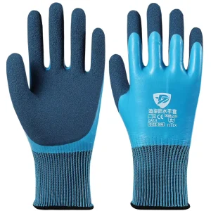 Customizable High Quality Latex Waterproof Safety Gloves Protective Gloves Waterproof Wear Resistant Used for Water Work