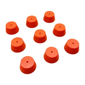 Customizable High Temperature Resistant Cone Silicone Rubber Sealing Plug Stopper with Cutting Service