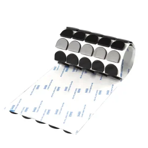 Customizable Silicone Noise-Dampening Rubber Bumper Feet for Cabinets, Electronics, Picture Frames, and Furniture