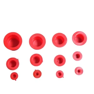 Customizable Silicone Rubber Stoppers in Various Sizes Nitrile Rubber EPDM Rubber Caps Silicone Rubber End Caps