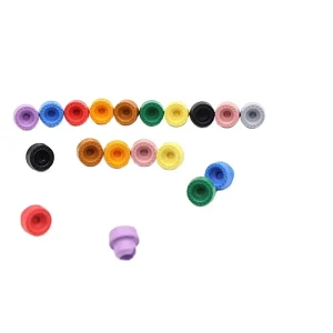 Customizable Sizes Available Leak proof Durable Colored Medical Butyl Rubber Stoppers for 13×100 Vacutainers Sealing