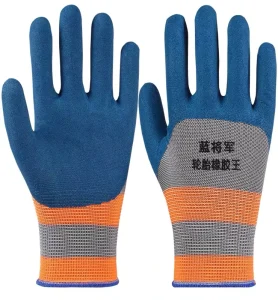 Customizable Tire Rubber Wear Resistant Work Gloves Anti slip Protective Gloves Construction Sites Workshops Daily Labor