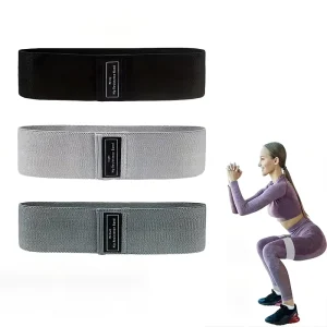 Customization logo Stretchy Fabric Resistance Loop Exercise Bands for Fitness Yoga