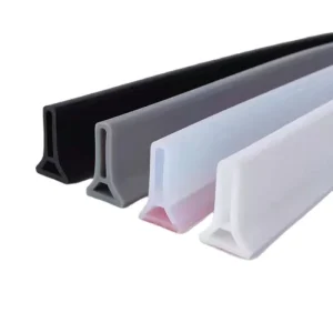 Customize Shower Room Water Stopper Flexible Strips Bathroom Silicone Water Retaining Strip