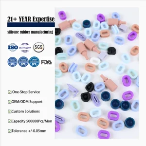 Customize Various Silicone Rubber Rubber Stopper Support OEM ODM Custom Cutting Processing Service IATF16949 Certified YuSheng