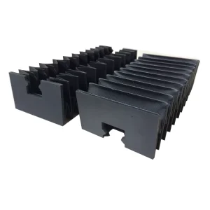 Customized Accordion Cover for HGR15 20 25 35 45 Rail Folding Type Rubber Bellows Dust Cover