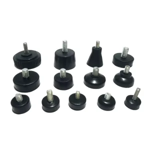 Customized Anti-Slip Round Rubber Pad Feet with Adjustable Feet for Furniture