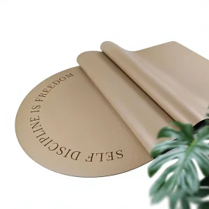 Customized Cross border Exclusive Rectangular Yoga Mat Non slip Anti sweat Quiet Shock Absorption Natural Rubber 5mm Thick 183cm