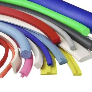 Customized Different Shape Silicone Foam Sealing Tube Heat Resistant Extruded Rubber Seal with Sponge Cord Rubber Products