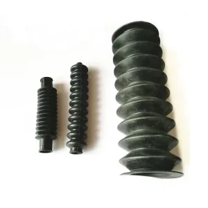 Customized Dust Proof EPDM Rubber Corrugated Bellow Silicone VMQ Rubber Protective Bellow Boots Flexible Rubber Dust Cover