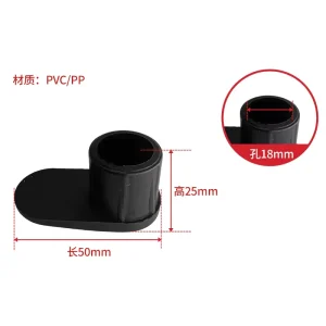 Customized ECSON Plastic Pipe Plugs Special shaped Rubber Plugs for Furniture Household Product From Fujian