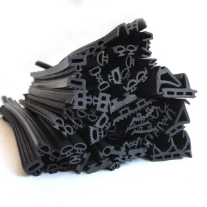 Customized Extruded EPDM Rubber Seal Strip Anti-aging Black Waterproof for Curtain Wall Aluminum Doors Windows Water Stop Belt