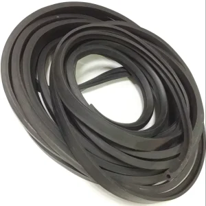 Customized Extruded EPDM Silicone Solid Rubber Sealing Strip for Industrial Equipment