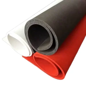 Customized FP001 New Energy Car Battery Flat Thermal Insulation Foaming Silicone Pad Flame Retardant Rubber